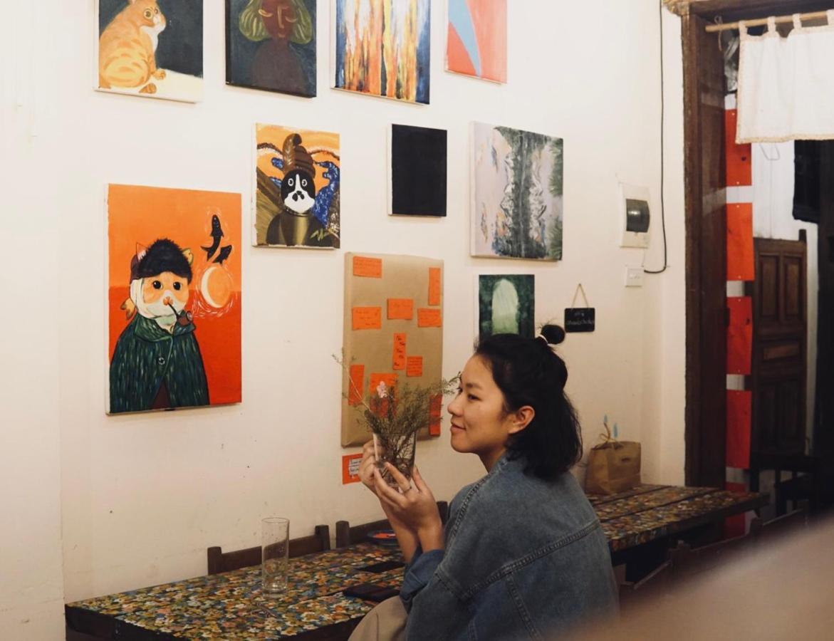 Chu Nhat Cafe & Homestay - 12 Ngo 41 Duong Lang - Co So 1 Hanoi Exterior foto